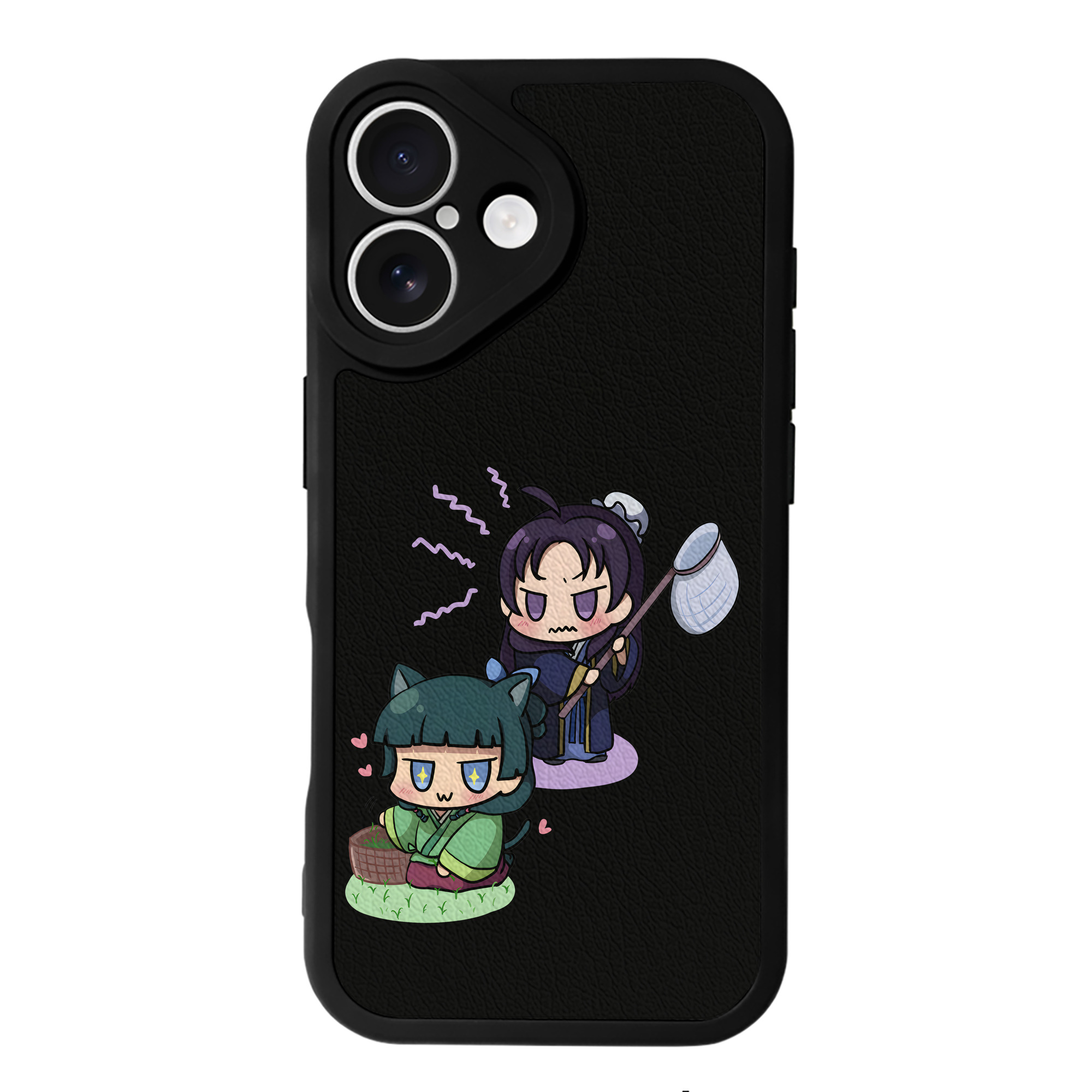 （画像用） 薬屋のひとりごと The Apothecary Diaries 【iPhone 16シリーズ対応】シリコンスマホケース（レザー調） 材質：シリコン